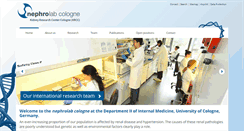 Desktop Screenshot of kidneyresearchcenter.org