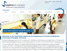 Tablet Screenshot of kidneyresearchcenter.org